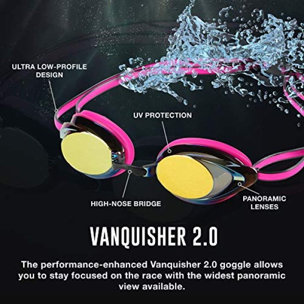 Speedo Women's Swim Goggles Mirrored Vanquisher 2.0 - Image 6