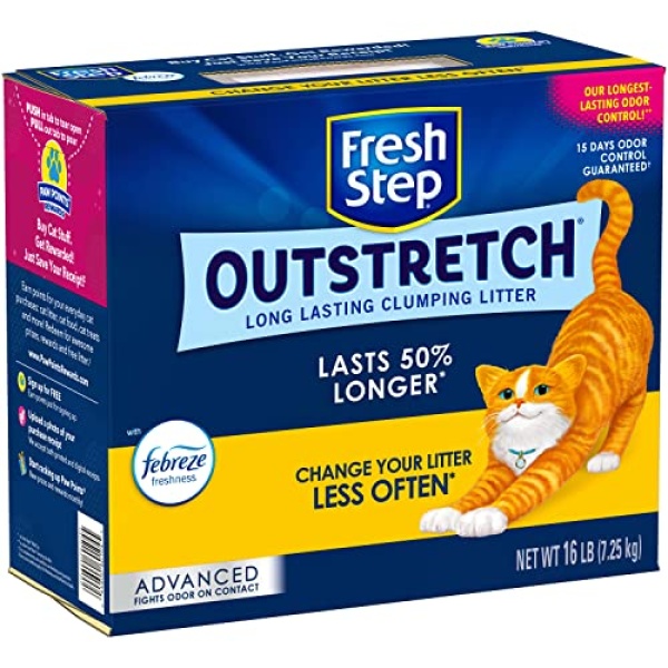 Fresh Step Advanced Clumping Cat Litter, Outstretch, Extra Large, 32 lbs total (2 Pack of 16lb Boxes) - Image 3