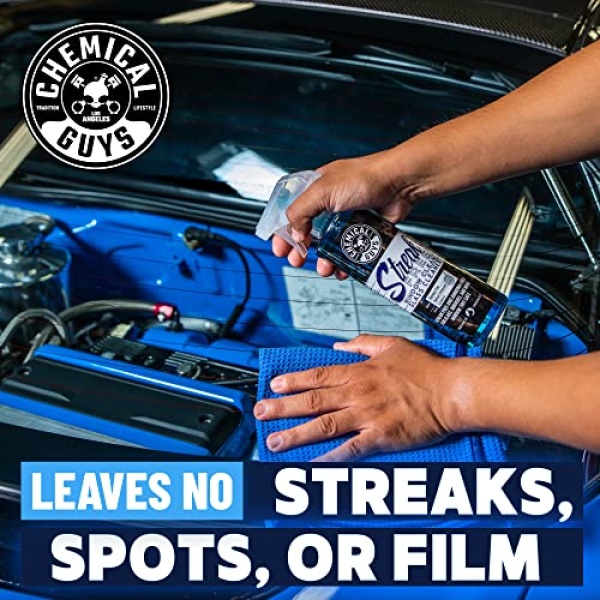 Chemical Guys CLD30016 Streak Free Glass & Window Cleaner (Works on Mirrors, Navigation Screens & More; Car, Truck, SUV and Home Use), Ammonia Free & Safe on Tinted Windows, 16 fl oz - Image 5