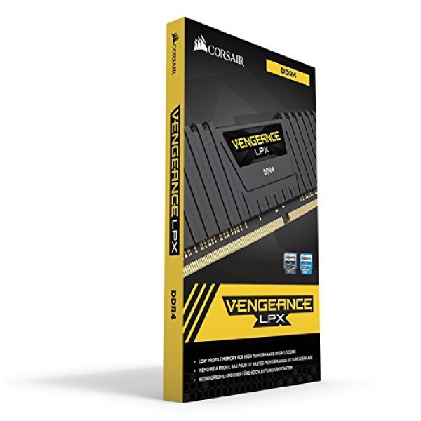 Corsair Vengeance LPX 32GB (2x16GB) DDR4 3600MHz C16 Desktop Memory (High Performance Overclocking, Pure Aluminum Heatspreader, Custom Performance PCB) Black - Image 2