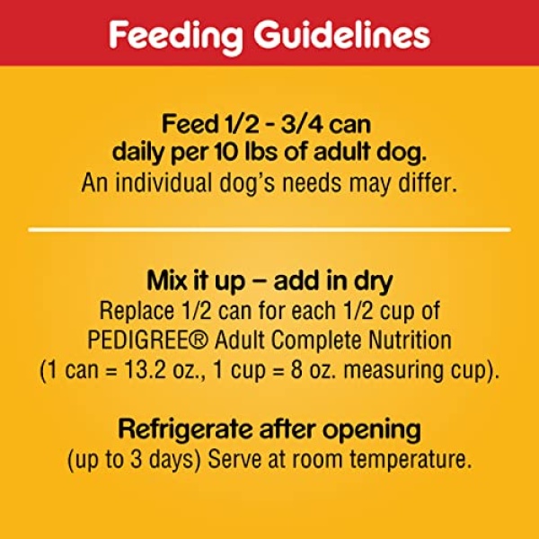 PEDIGREE CHOICE CUTS IN GRAVY Adult Canned Soft Wet Dog Food with Beef, 13.2 oz. Cans (Pack of 12) - Image 8