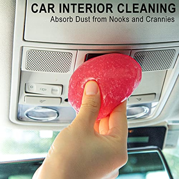 TICARVE Car Cleaning Gel Detailing Putty Car Putty Auto Detailing Tools Car Interior Cleaner Cleaning Slime Car Assecories Keyboard Cleaner Rose/NT WT: 5.6 oz (160 gr) - Image 7