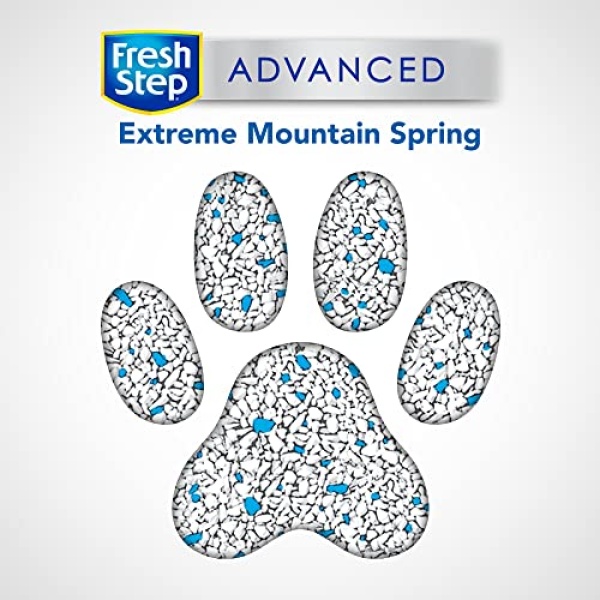 Fresh Step Clumping Cat Litter, Advanced, Extreme Mountain Spring Odor Control, Extra Large, 37 Pounds total (2 Pack of 18.5lb Boxes) - Image 9