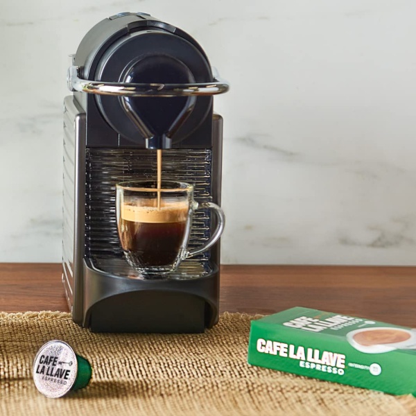 Cafe La Llave Espresso Capsules - Intensity 11, 40 Recyclable Pods - Roasted and Packed in the USA - Nespresso OriginalLine Compatible - Image 2