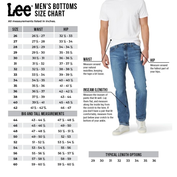 Lee Men's Extreme Motion Straight Taper Jean Maverick 34W x 32L - Image 2