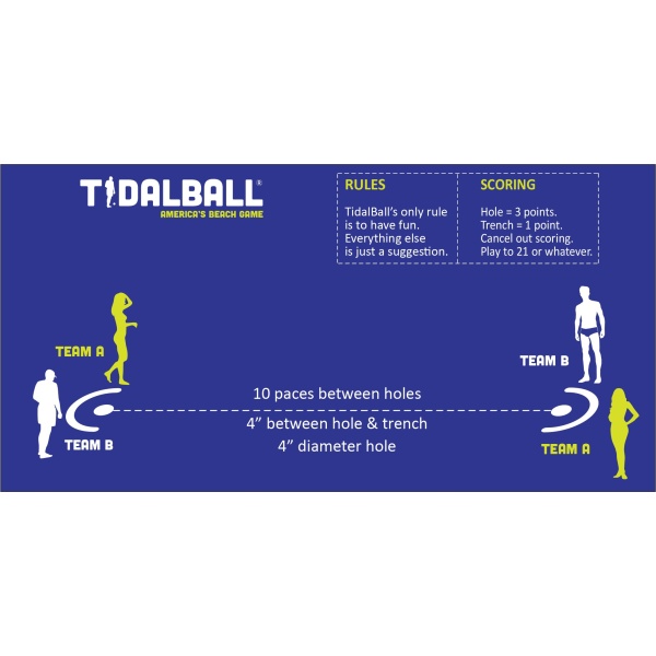 TidalBall Set | America’s Beach Game | Ultimate Beach Accessories And Must Haves, Outdoor Toss Beach Games for Adults Kids Friends & Family - Image 9