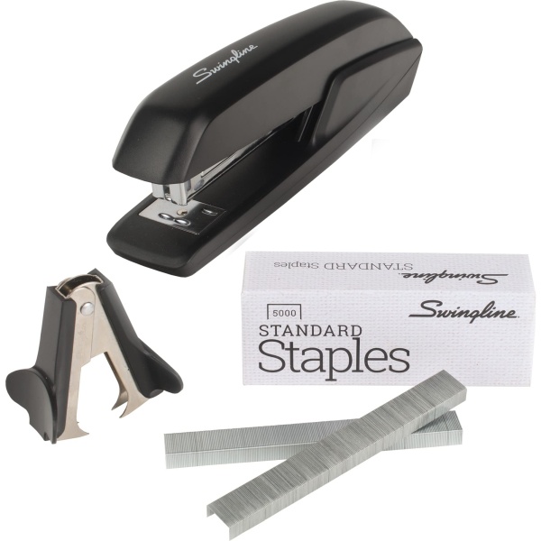 Swingline Stapler Value Pack, 20 Sheet Capacity, Jam Free, includes Standard Stapler, 5000 Staples and Staple Remover, Black (54551)