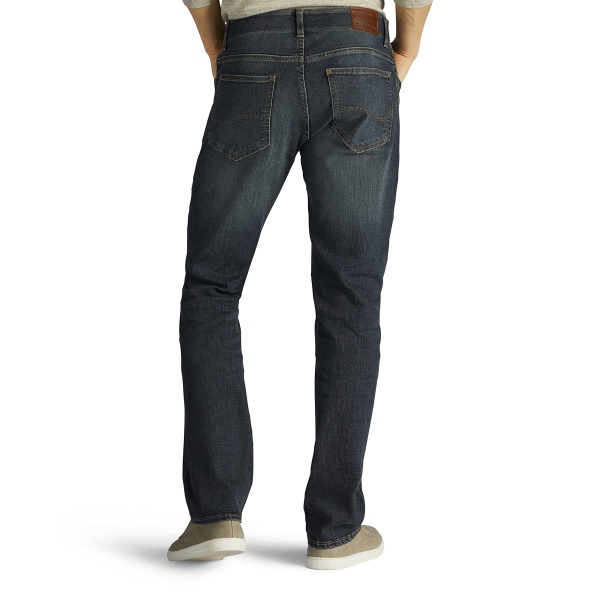 Lee Men's Extreme Motion Straight Taper Jean Maverick 34W x 32L - Image 5