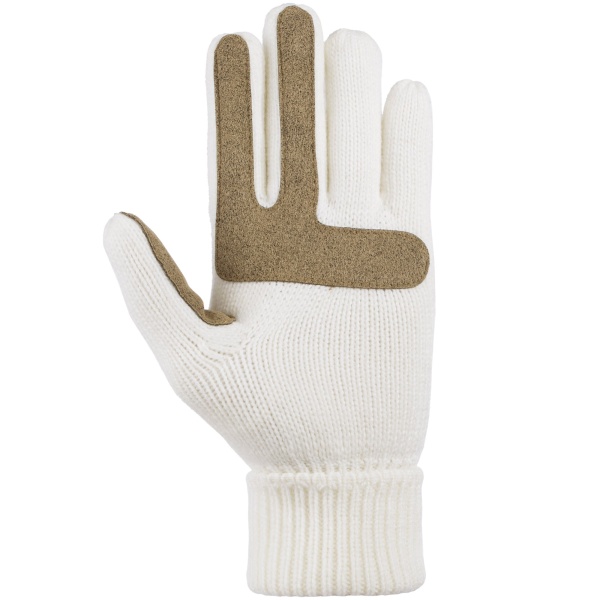 isotoner Women's Cable Knit Gloves with Touchscreen Palm Patches, One Size, Ivory - Image 3