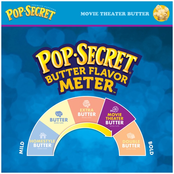 Pop Secret Microwave Popcorn, Movie Theater Butter, Flavor, 3 Oz Sharing Bags, 12 Ct - Image 8