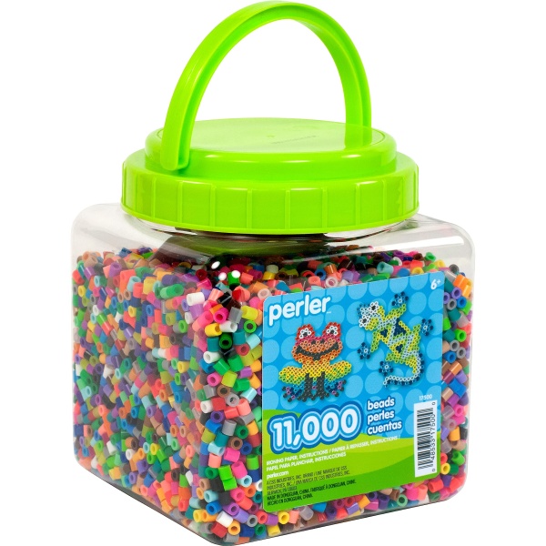 Perler Beads Assorted Multicolor Fuse Beads for Kids Crafts, 11000 pcs - Image 3